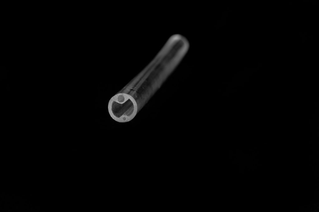 multi-lumen tube end facing